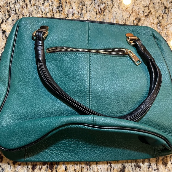 Toto Elegant Teal Genuine Leather Handbag in good condition a must have - Picture 1 of 11